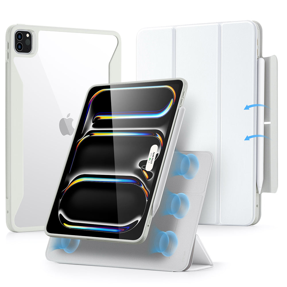 Kotelo Apple iPad Pro 13 (2024), ESR, Rebound Hybrid, Valkoinen