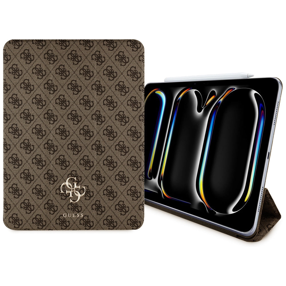 Suojakotelo Apple iPad Pro 13 (2024), Guess, 4G Big Logo, Ruskea