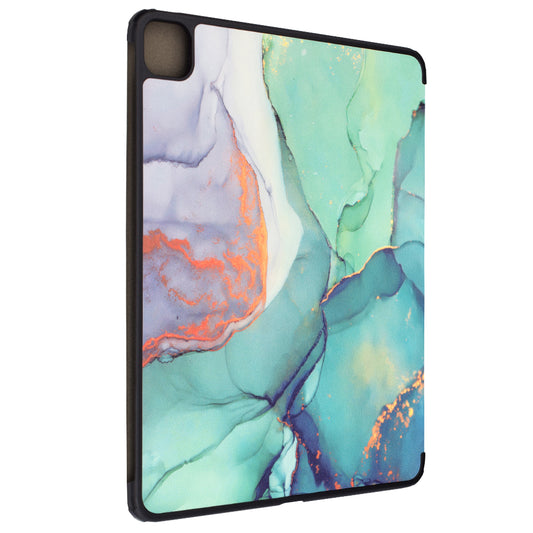 Kuori Apple iPad Pro 13 (2024):lle, Techsuit, FoldPro Green Time, monivärinen