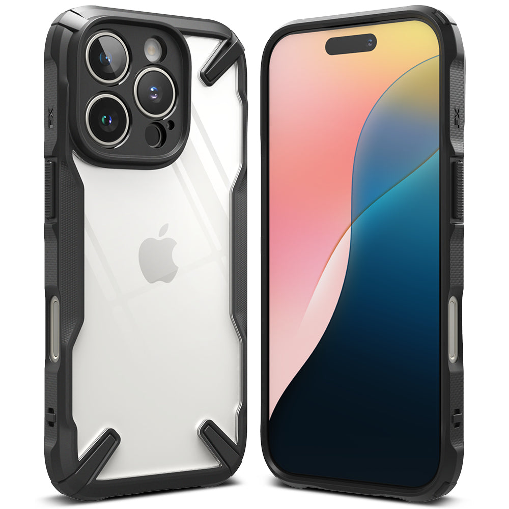 Kotelo Apple iPhone 16 Pro Max, Ringke, Fusion X, musta