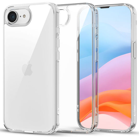 Kotelo Apple iPhone 16e:lle, Tech-Protect, Flexair Hybrid, Läpinäkyvä