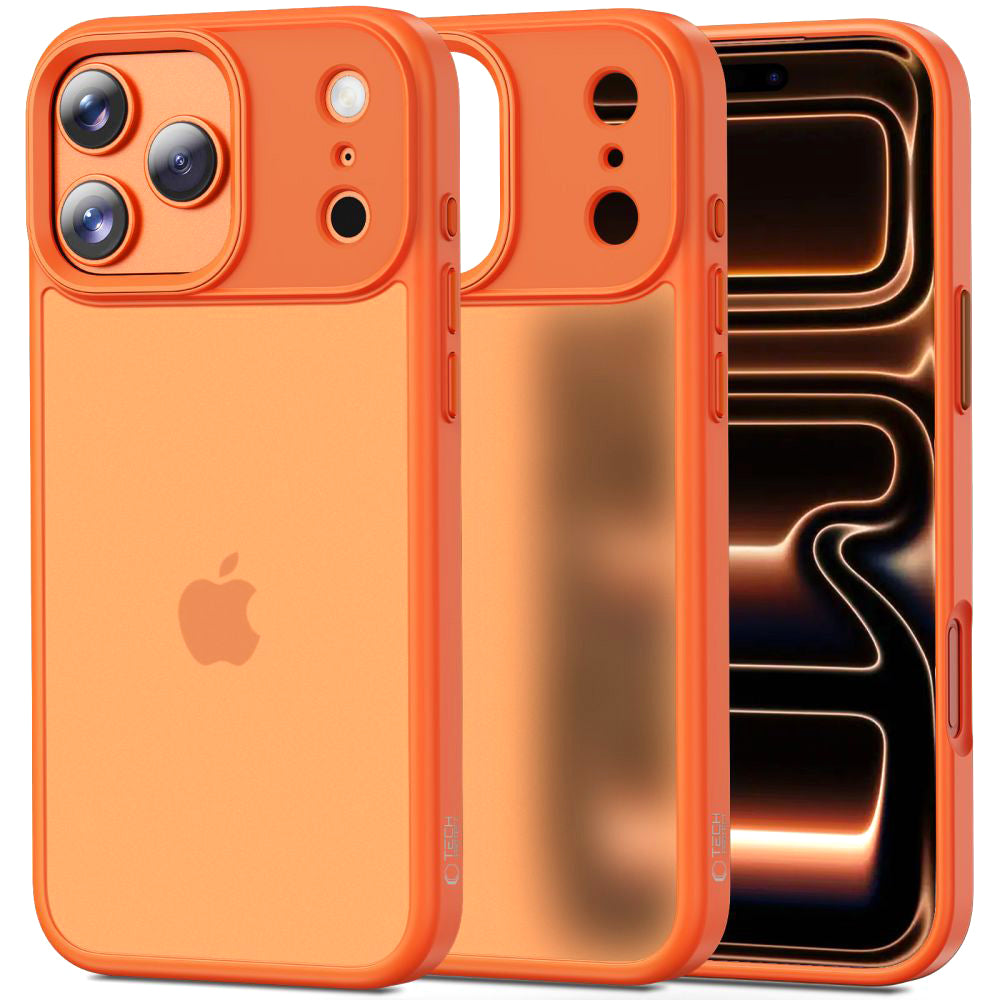 Suojakotelo Apple iPhone 17 Pro Maxille, Tech-Protect, Magmat, Matta Oranssi
