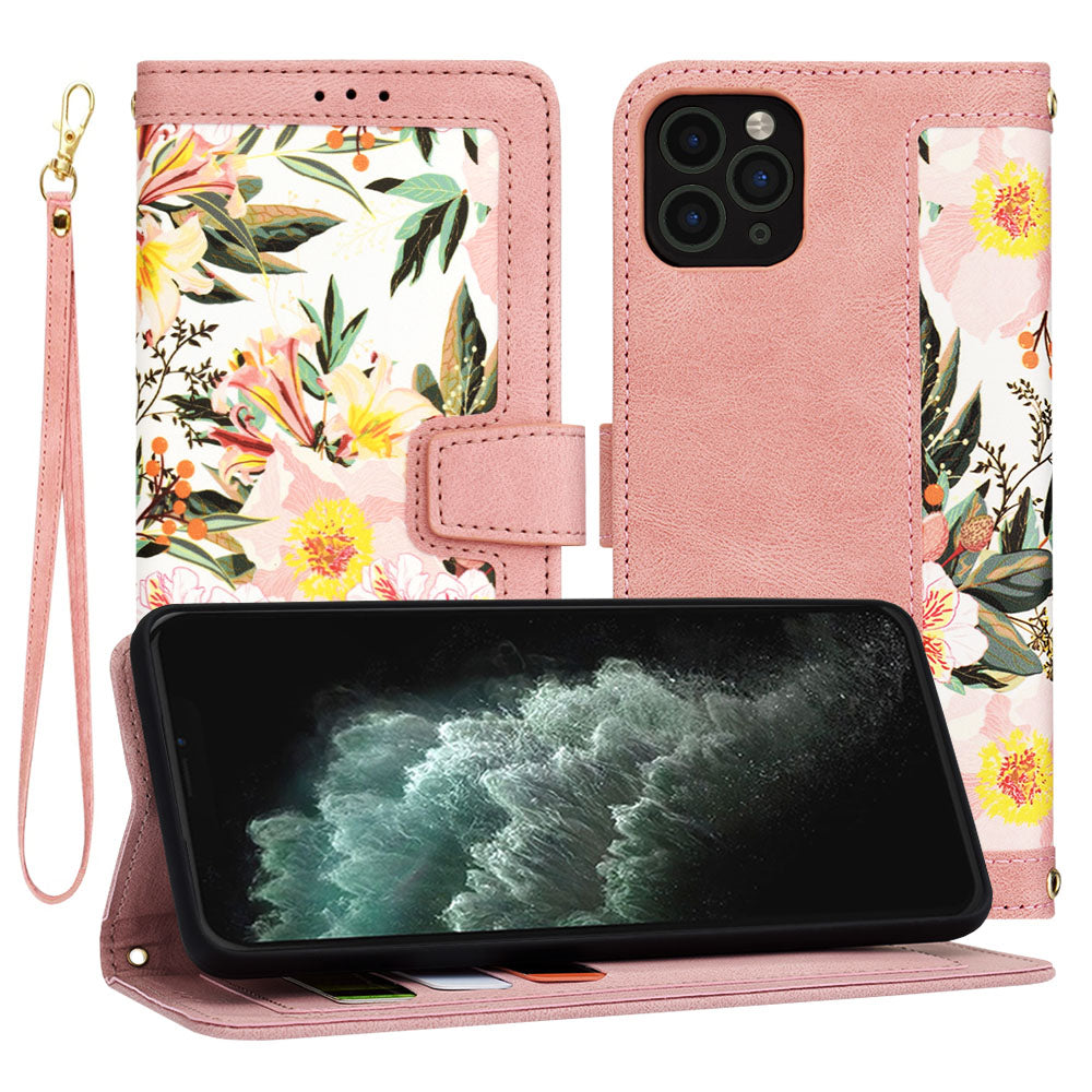 Kuori Apple iPhone 11 Pro Maxille, Techsuit, FlipCraft, Vaaleanpunainen