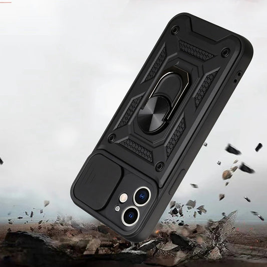 Kuori Apple iPhone 11:lle, Techsuit, CamShield, Musta