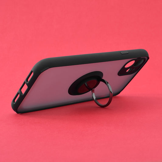 Kuori Apple iPhone 11:lle, Techsuit, Glinth, Musta