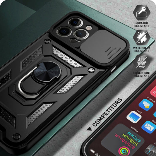 Kuori Apple iPhone 12 Pro:lle, Techsuit, CamShield, Sininen