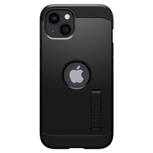 Kotelo Apple iPhone 13:lle, Spigen, Tough Armor, Musta