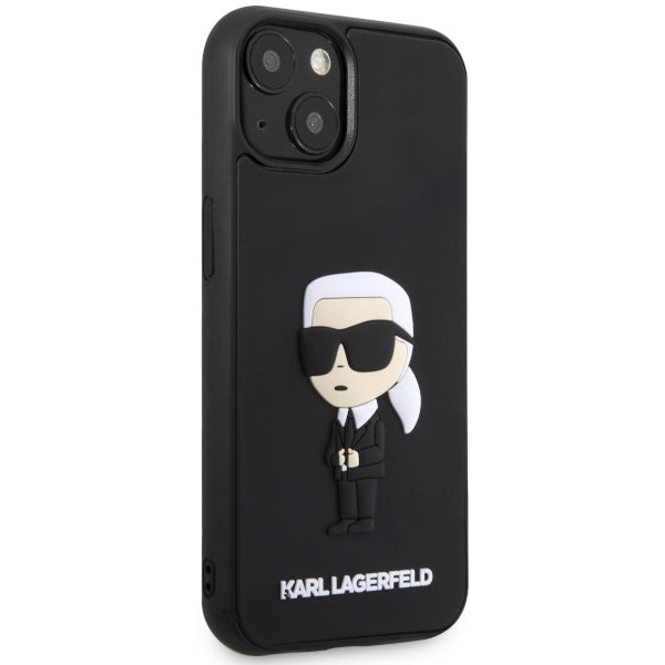 Suojakotelo Apple iPhone 14 Plus, Karl Lagerfeld, 3D Rubber Ikonik Karl, Musta
