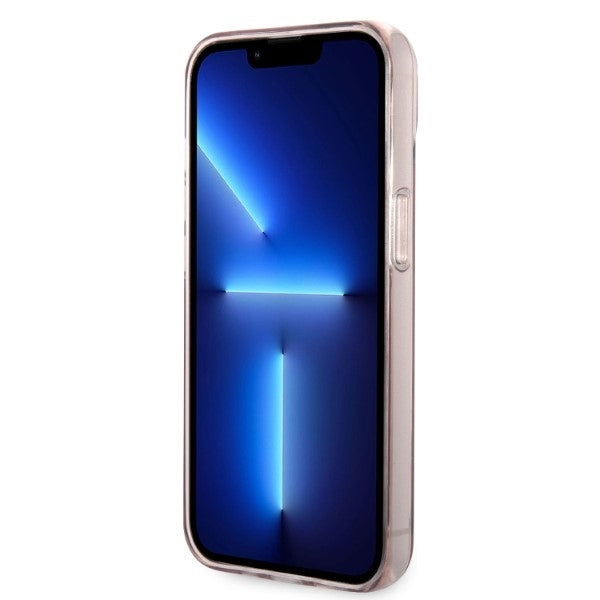 Kotelo Apple iPhone 14 Plus:lle, Karl Lagerfeld, Ikonik Choupette, Pinkki