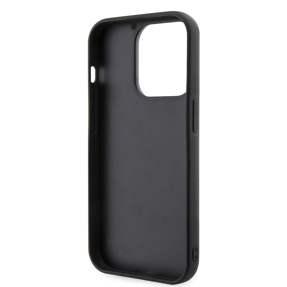 Kotelo Apple iPhone 14 Prolle, Karl Lagerfeld, 3D Rubber Ikonik Karl, Musta