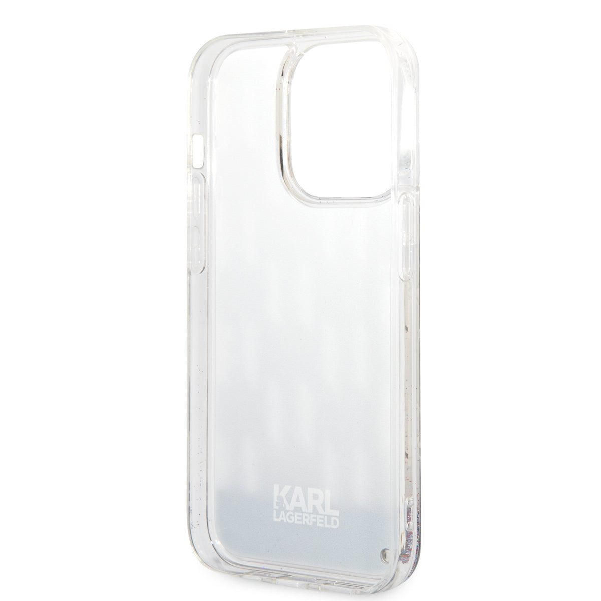 Kotelo Apple iPhone 14 Prolle, Karl Lagerfeld, Liquid Glitter Monogram, Hopea