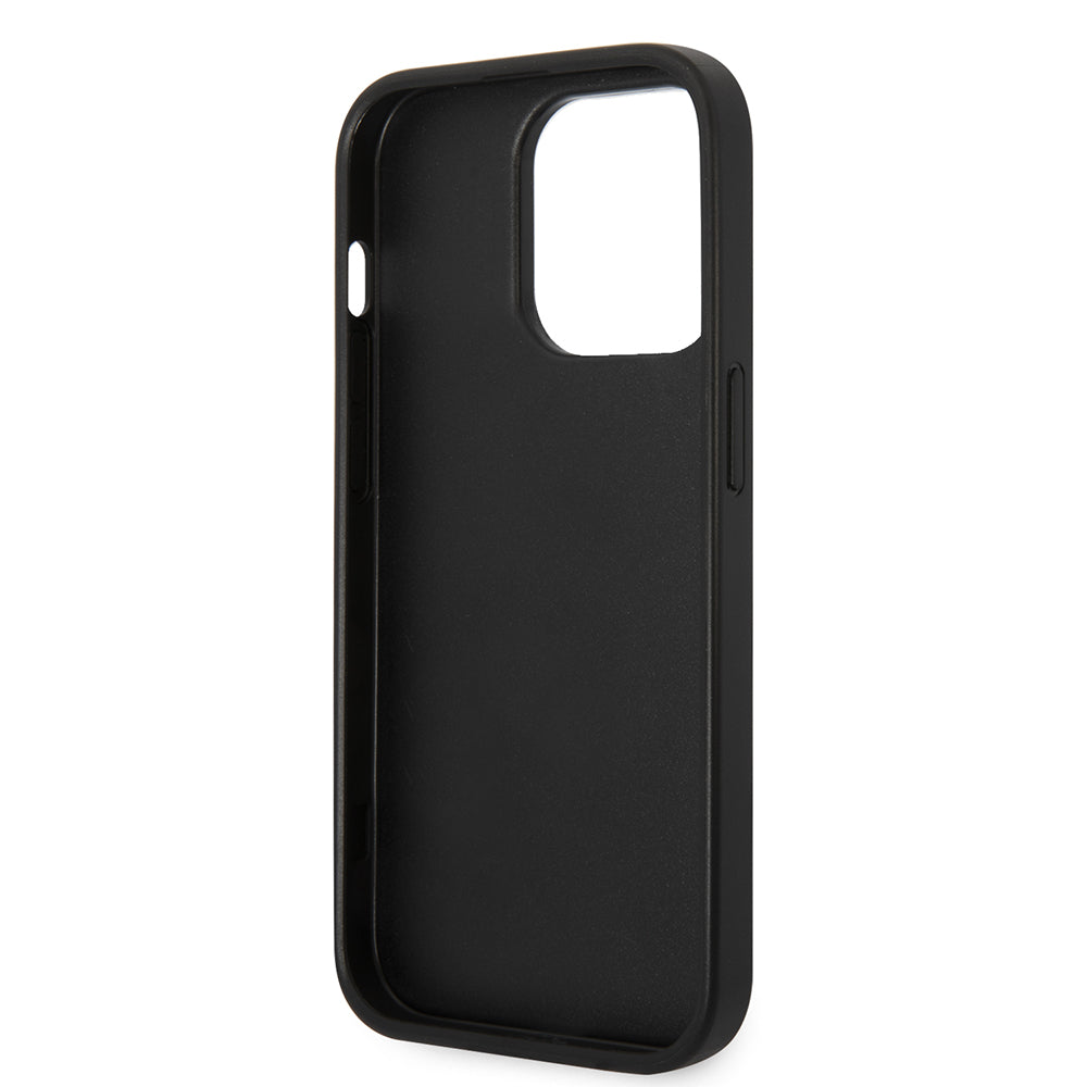 Suojakotelo Apple iPhone 14 Pro Maxille, Karl Lagerfeld, Saffiano Karl's Head, Hopeanvärinen