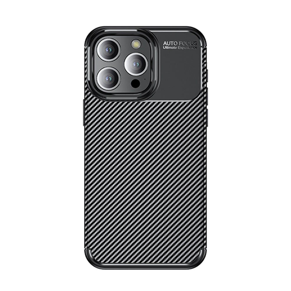 Suojakotelo Apple iPhone 14 Prolle, Techsuit, CarbonFiber, Musta