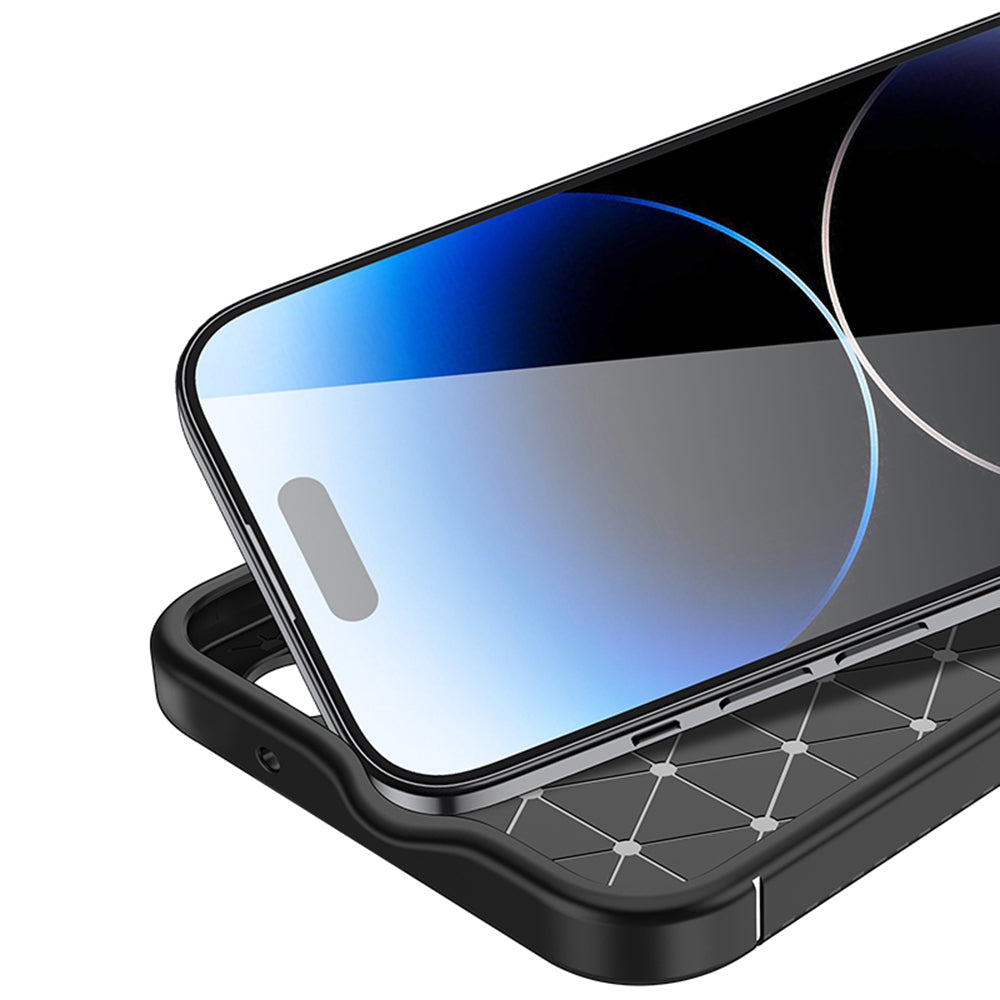 Suojakotelo Apple iPhone 14 Prolle, Techsuit, CarbonFiber, Musta