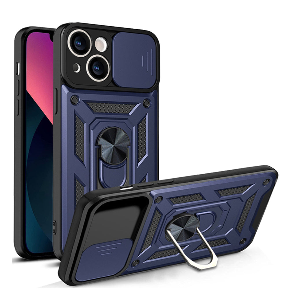 Kotelo Apple iPhone 14:lle, Techsuit, CamShield, Sininen