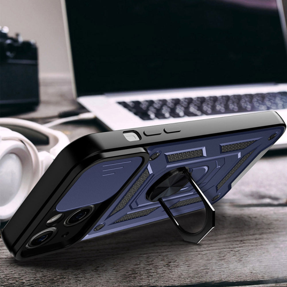 Kotelo Apple iPhone 14:lle, Techsuit, CamShield, Sininen
