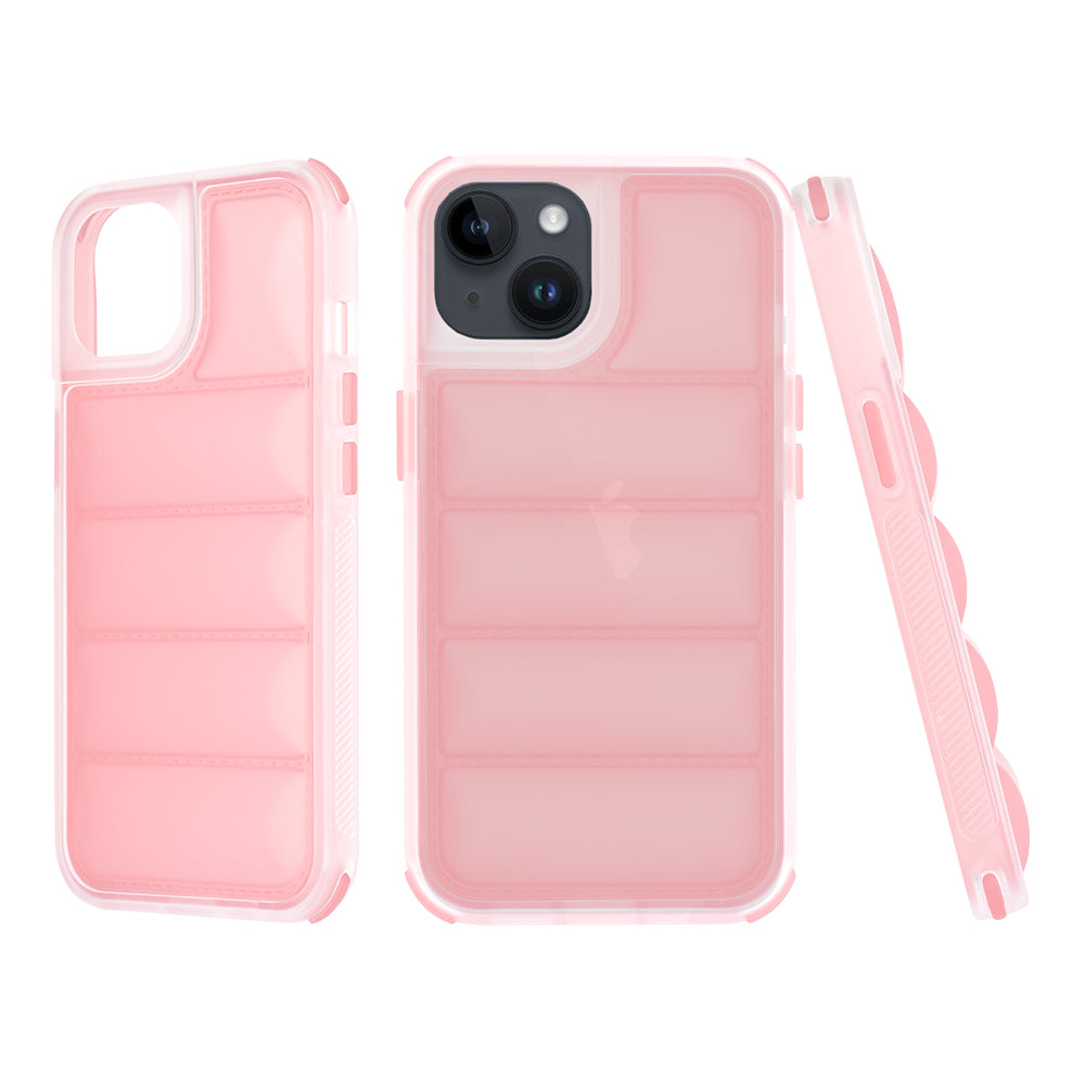 Kotelo Apple iPhone 14:lle, Techsuit, Wave Shield, Vaaleanpunainen