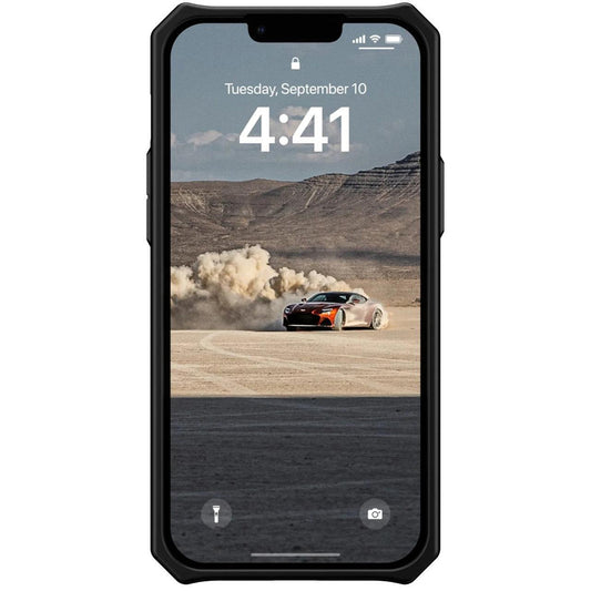 Kuori Apple iPhone 14:lle, Urban Armor Gear, Monarch Carbon, Musta