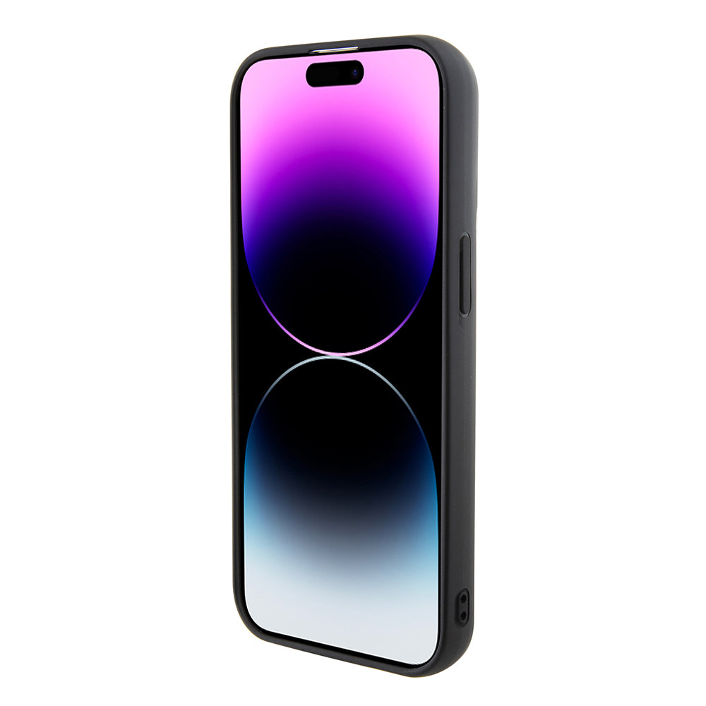 Kotelo Apple iPhone 15:lle, Karl Lagerfeld, 3D Rubber Multi Logo, Musta