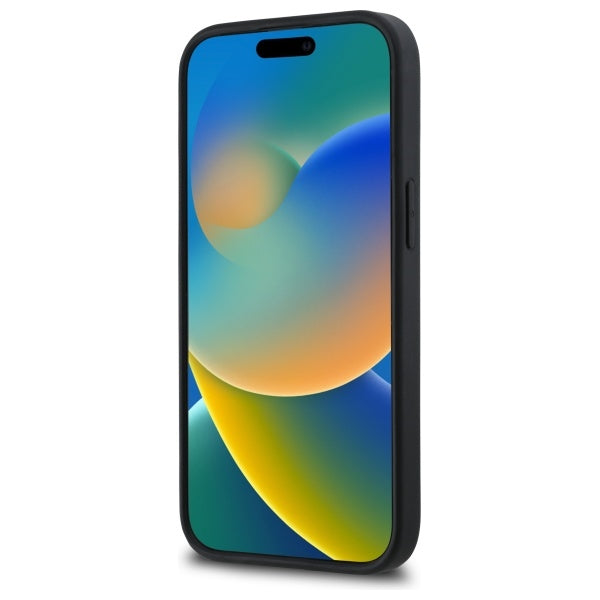 Kotelo Apple iPhone 15:lle, Karl Lagerfeld, 3D Rubber Signature, Musta
