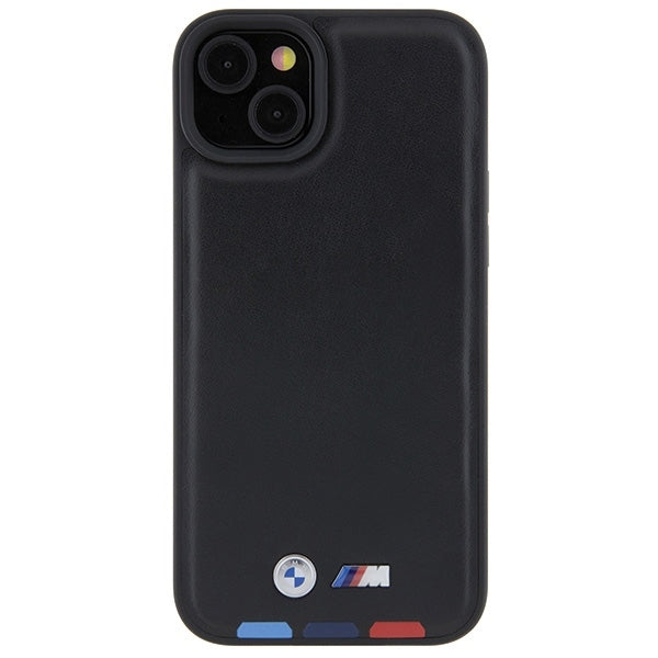 Kotelo Apple iPhone 15 Plus, BMW, Stamp Tricolor, Musta