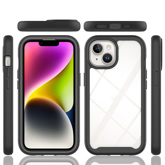 Kuori Apple iPhone 15 Plus:lle, Techsuit, Defense360 Pro, Musta