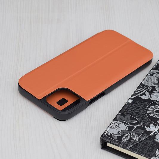 Kuori Apple iPhone 15 Plus -puhelimelle, Techsuit, eFold, Oranssi