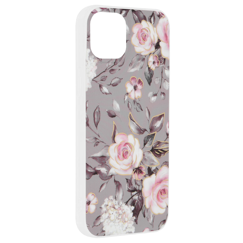 Kuori Apple iPhone 15 Plus:lle, Techsuit, Marble, Harmaa