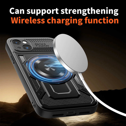 Kuori Apple iPhone 15 Plus:lle, Techsuit, RuggedCam, Violetti