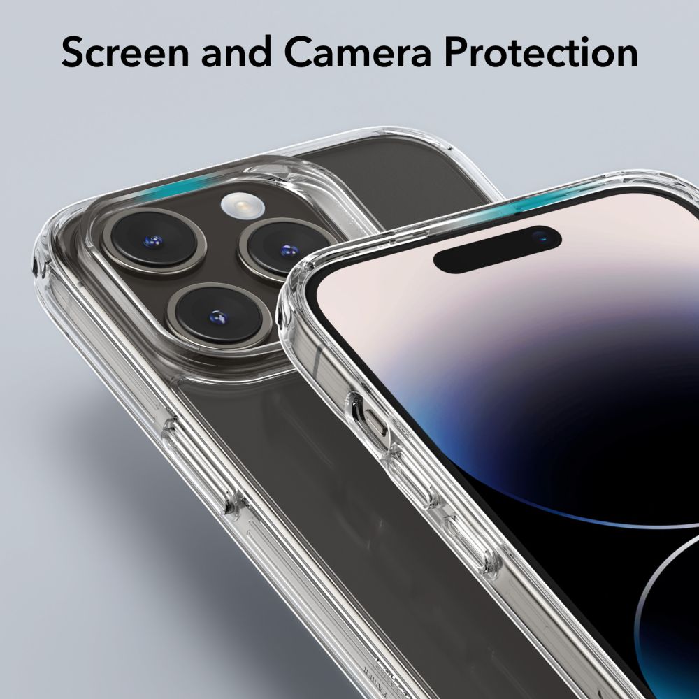 Kotelo Apple iPhone 15 Prolle, ESR, Ice Shield, Läpinäkyvä