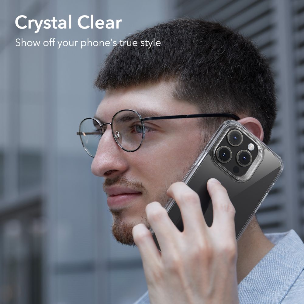 Kotelo Apple iPhone 15 Prolle, ESR, Ice Shield, Läpinäkyvä