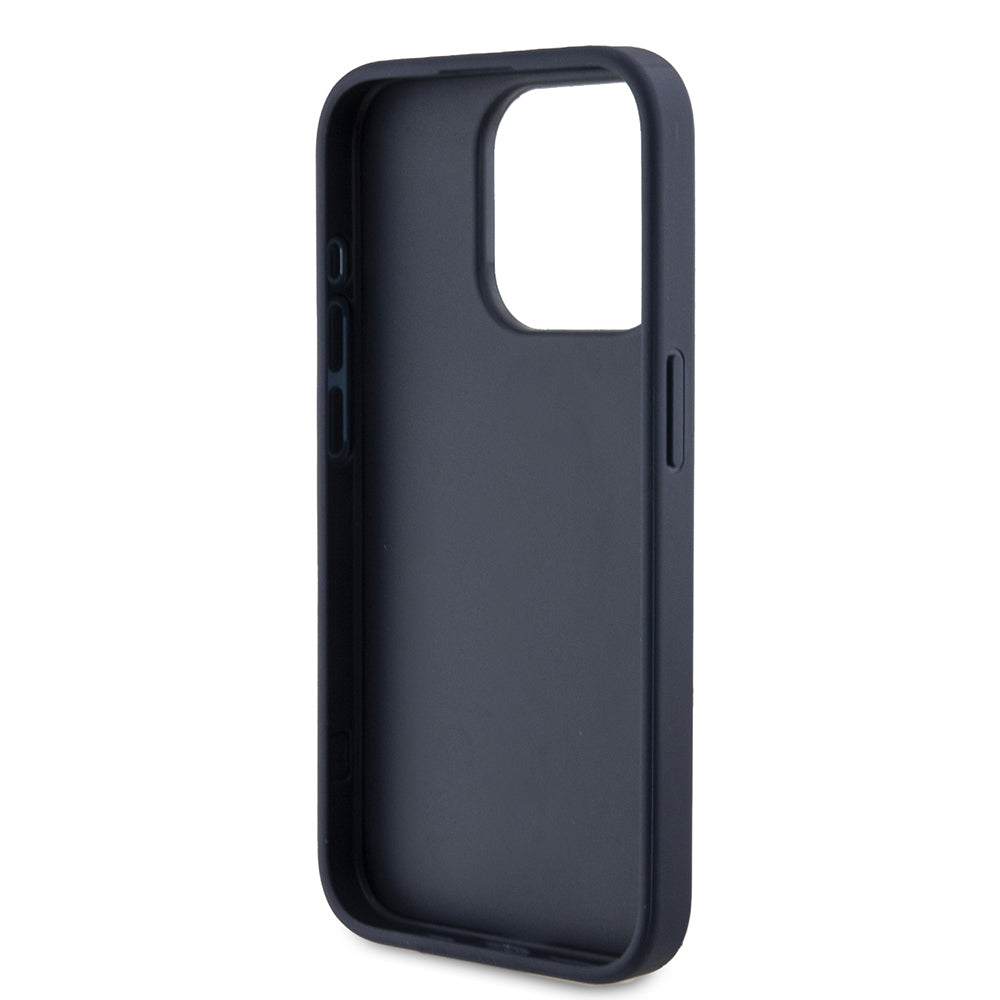 Suojakotelo Apple iPhone 15 Prolle, Guess, 4G Triangle Logo, Sininen