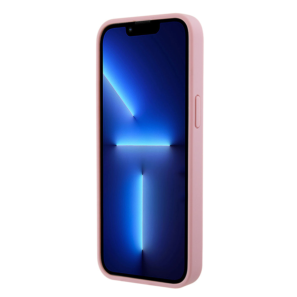 Kotelo Apple iPhone 15 Pro Maxille, Guess, 4G Stamped, Pinkki
