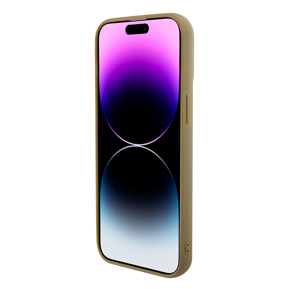 Kotelo Apple iPhone 15 Pro Maxille, Guess, Disco Metal Script, Kultainen