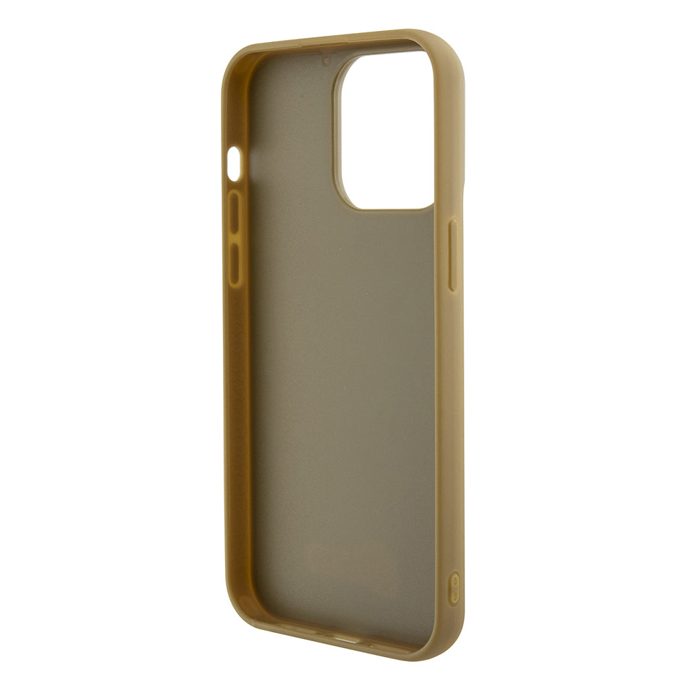 Kotelo Apple iPhone 15 Pro Maxille, Guess, Disco Metal Script, Kultainen