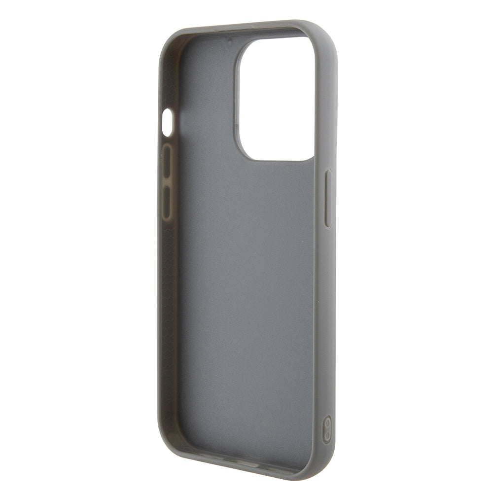 Kotelo Apple iPhone 15 Pro Maxille, Guess, Sequin Script Metal, Hopeanvärinen