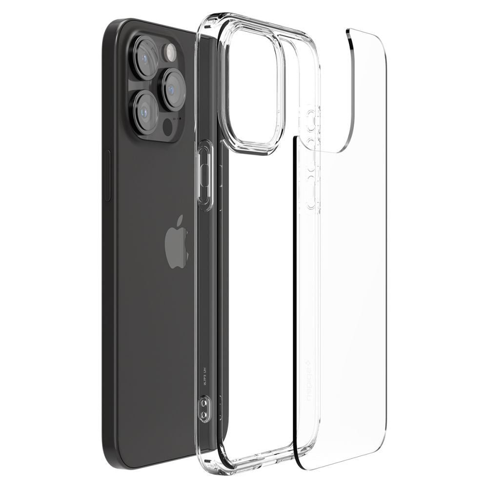 Kotelo Apple iPhone 15 Pro Max:lle, Spigen, Ultra Hybrid, Läpinäkyvä