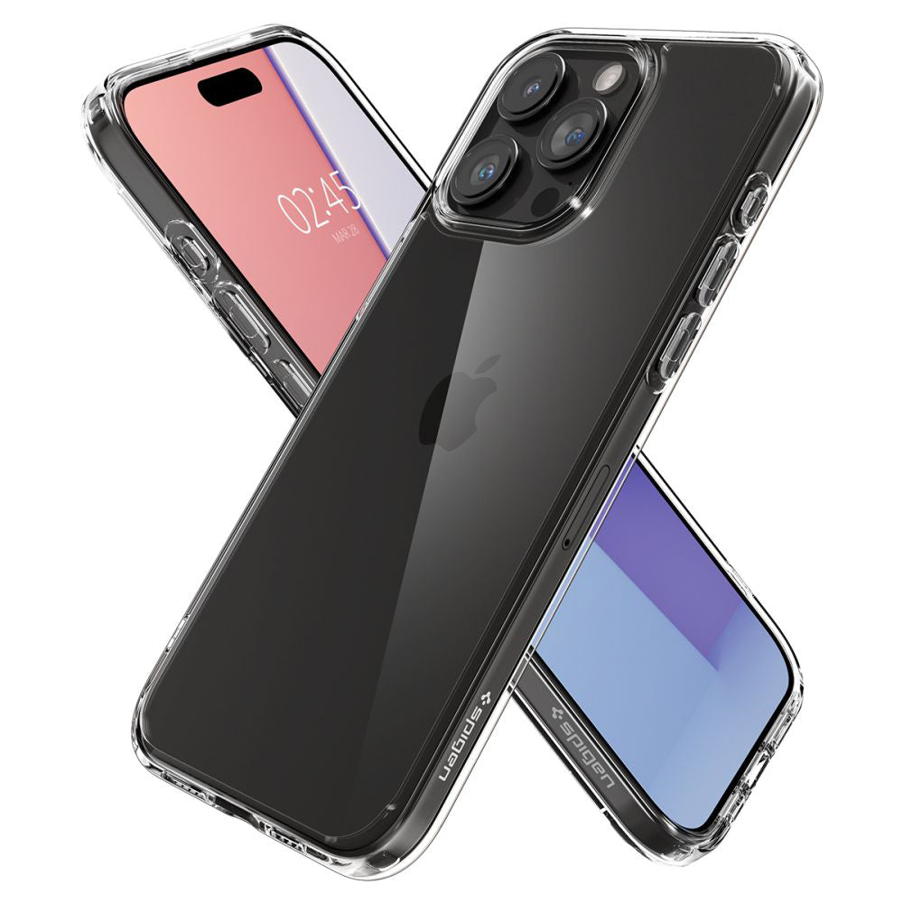 Kotelo Apple iPhone 15 Pro Max:lle, Spigen, Ultra Hybrid, Läpinäkyvä