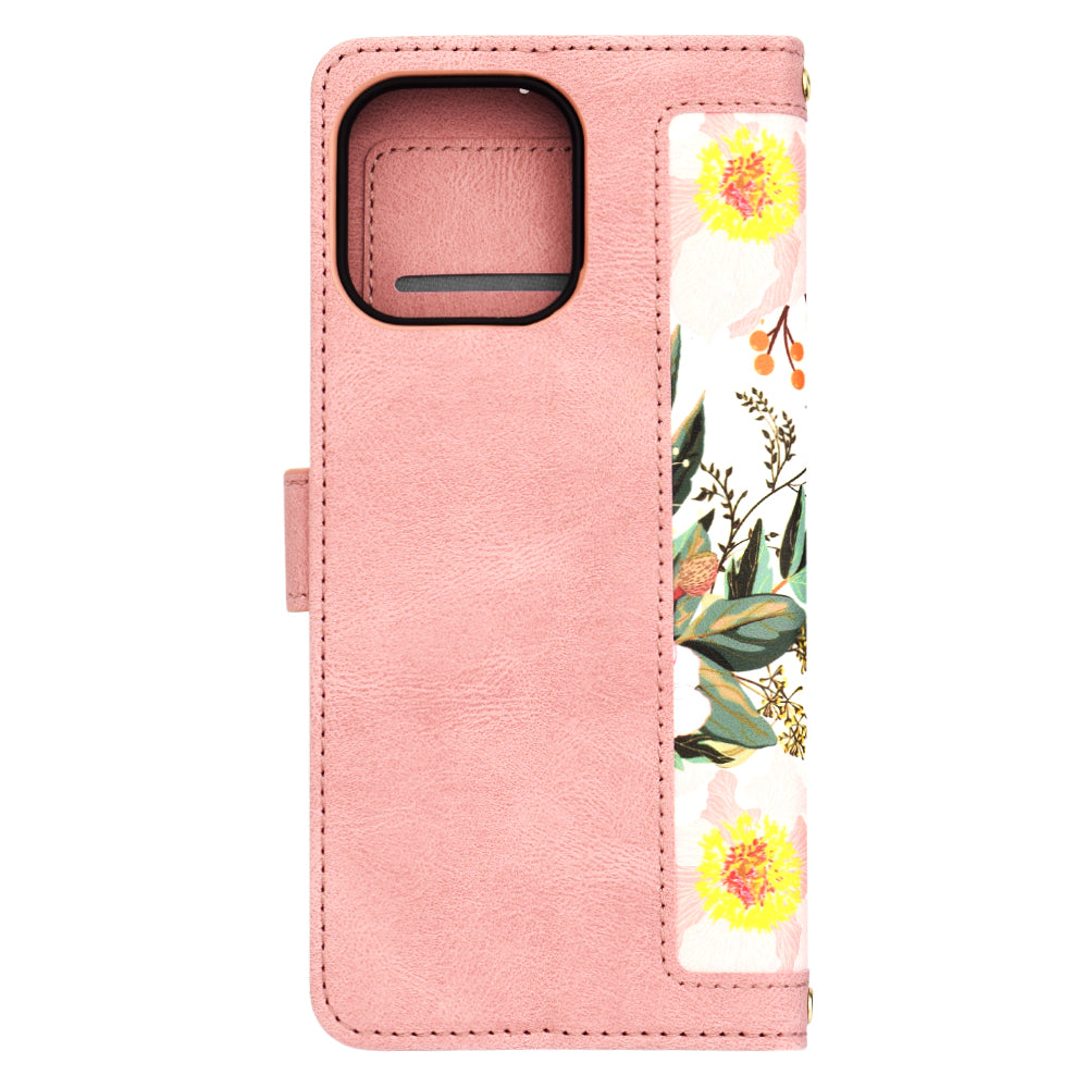 Kuori Apple iPhone 15 Pro Maxille, Techsuit, FlipCraft, Vaaleanpunainen