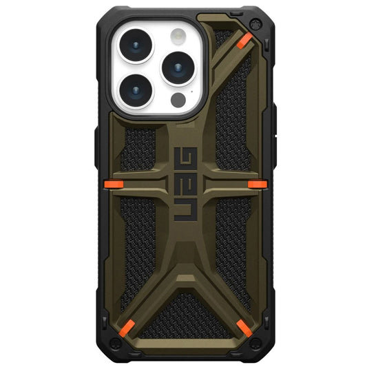 Kuori Apple iPhone 15 Pro Maxille, Urban Armor Gear, Monarch Kevlar, Vihreä