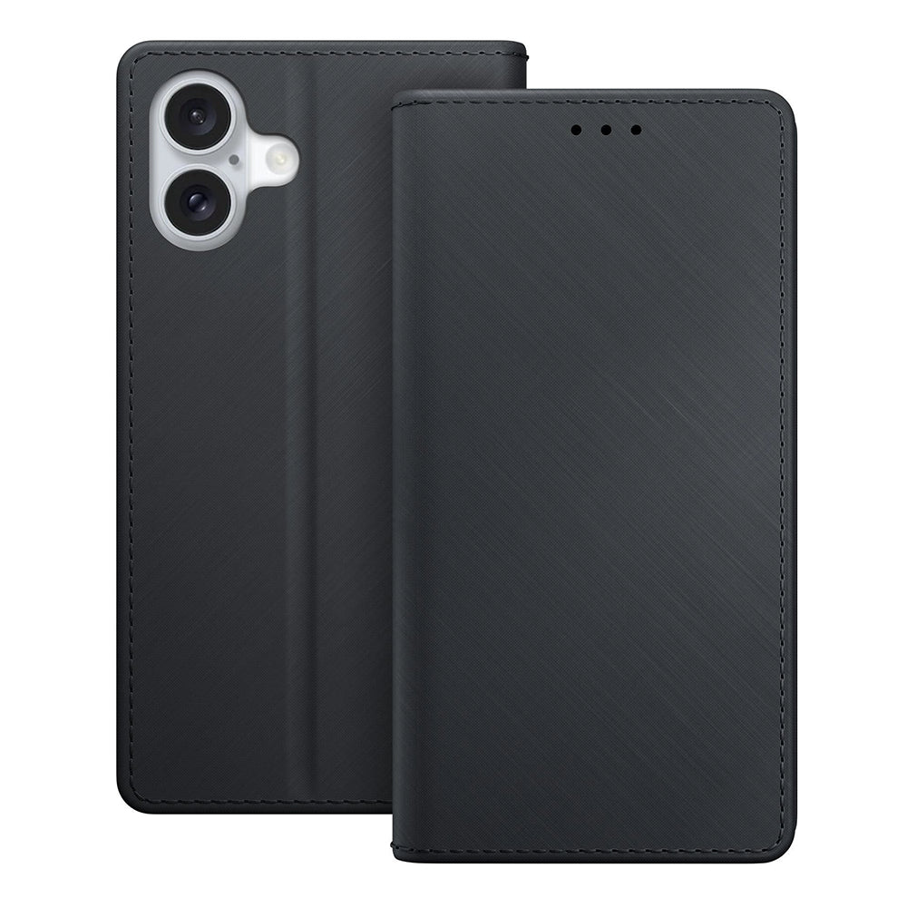 Kuori Apple iPhone 16:lle, 3MK, Lompakko, Musta