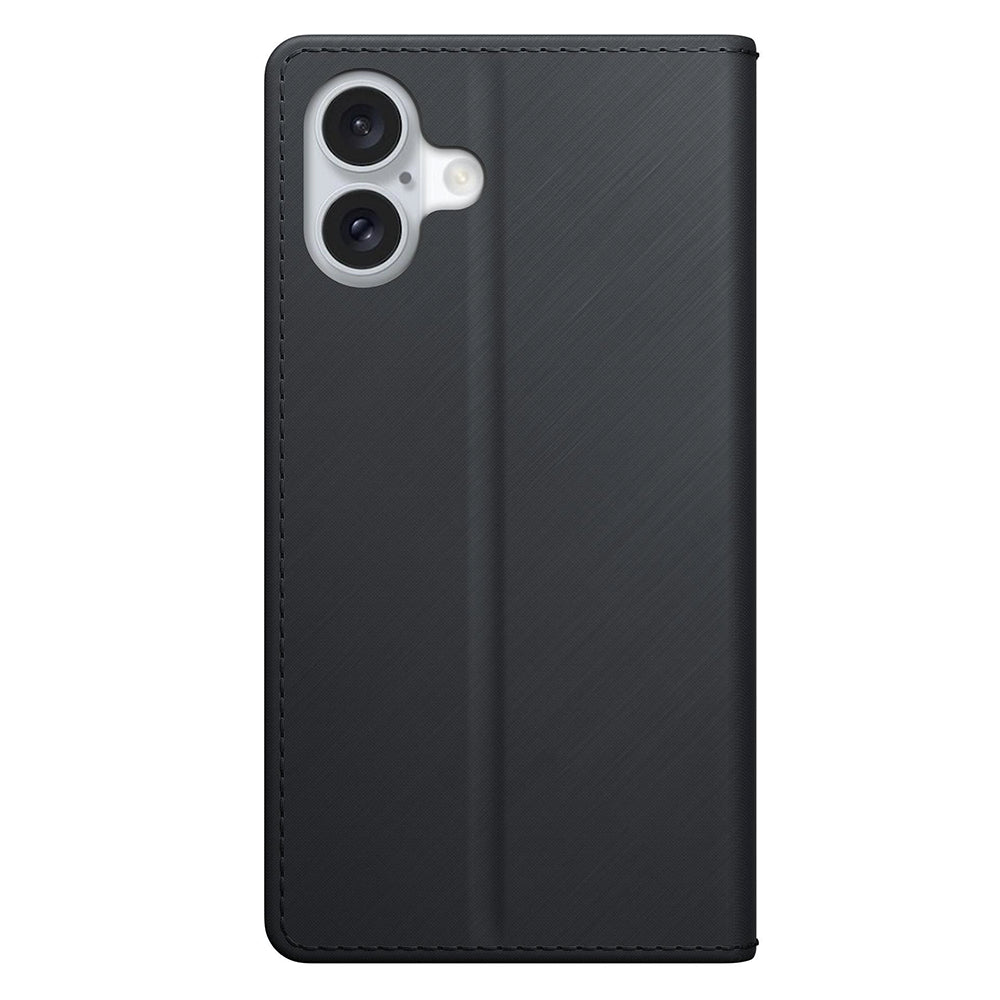Kuori Apple iPhone 16:lle, 3MK, Lompakko, Musta