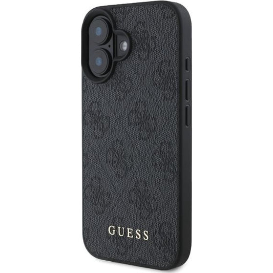 Suojakotelo Apple iPhone 16:lle, Guess, 4G Classic, Musta