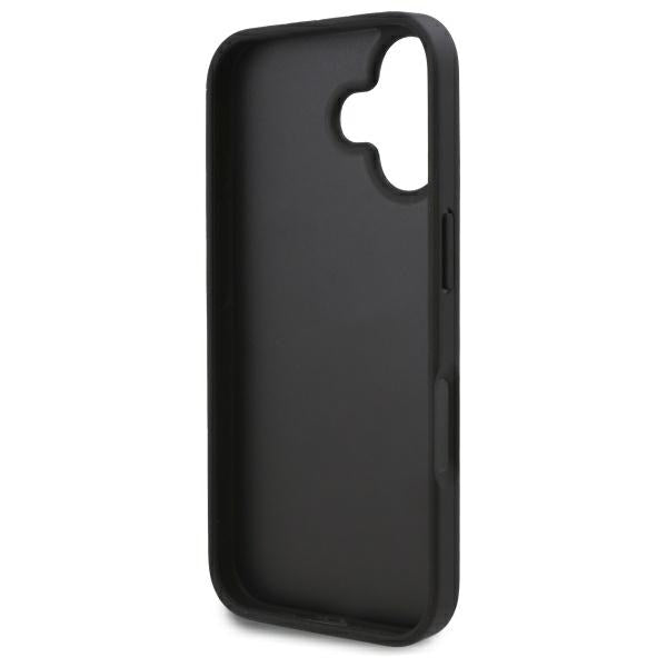 Kotelo Apple iPhone 16:lle, Karl Lagerfeld, Cardslots Monogram, Musta