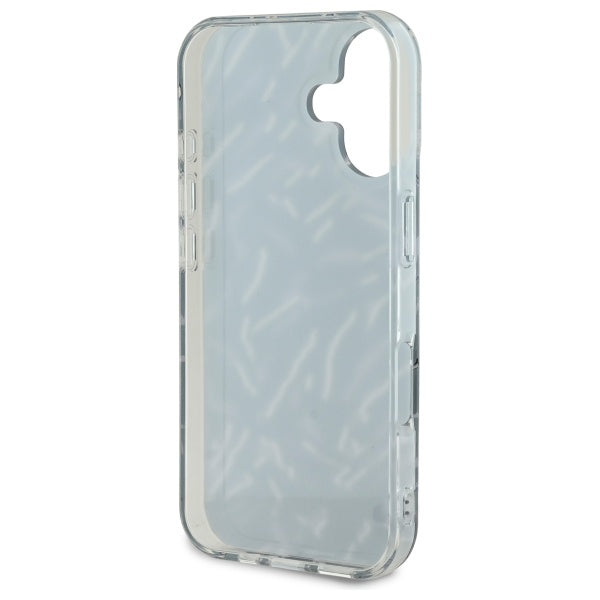 Kotelo Apple iPhone 16:lle, Karl Lagerfeld, Zebra with Cord Strap, Violetti
