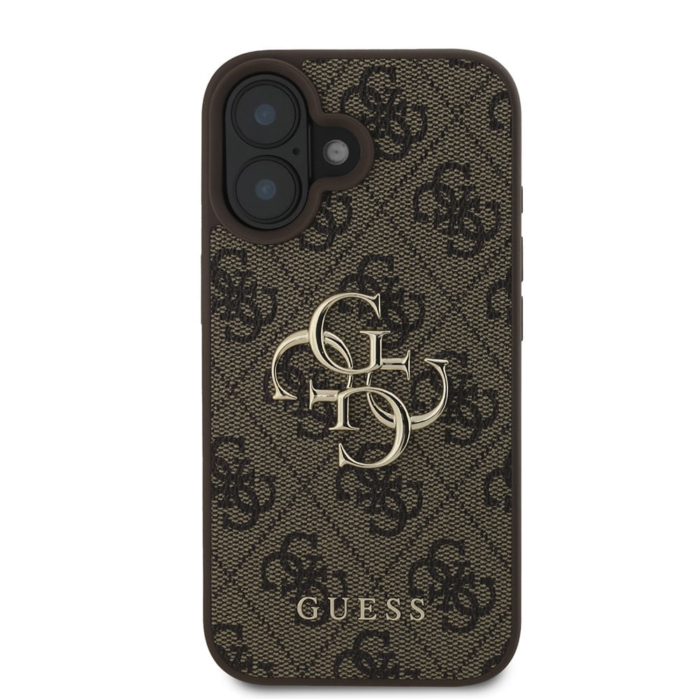 Suojakotelo Apple iPhone 16 Plus, Guess, 4G Big Logo, Ruskea