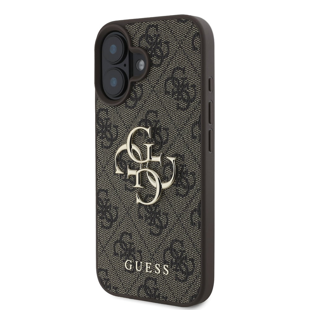 Suojakotelo Apple iPhone 16 Plus, Guess, 4G Big Logo, Ruskea