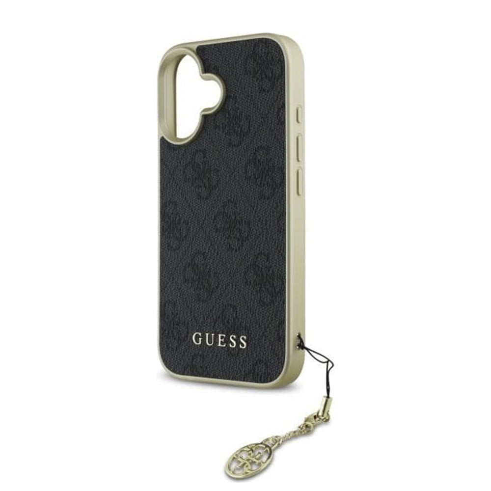 Suojakotelo Apple iPhone 16 Plus, Guess, 4G Charm, Musta