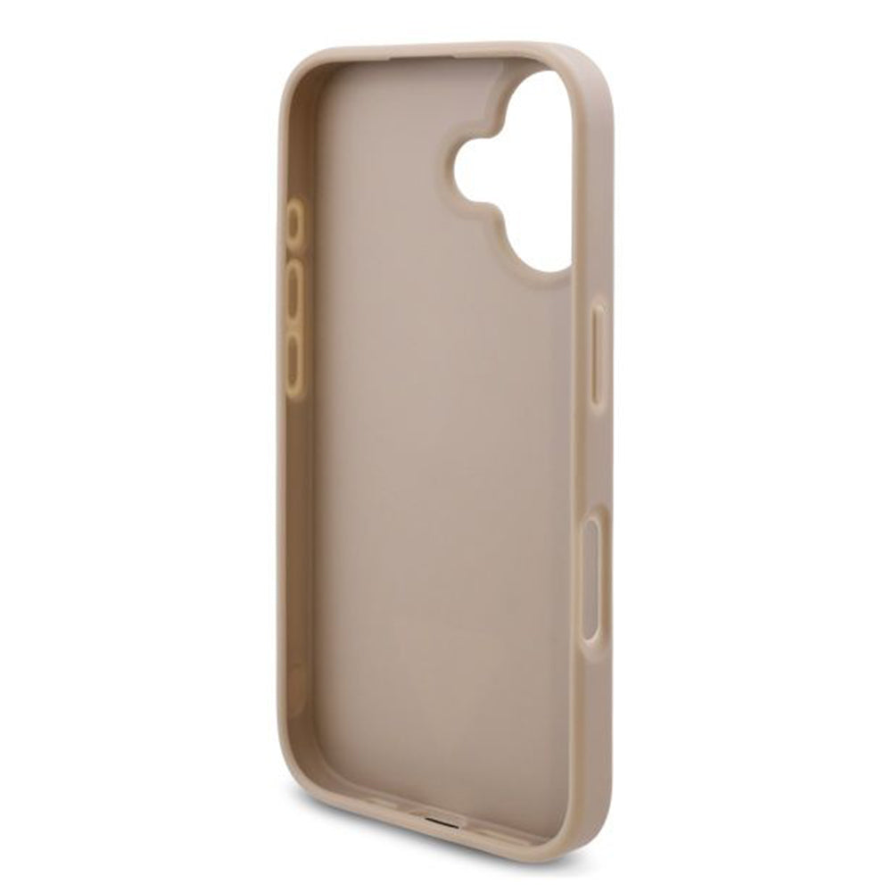 Suojakotelo Apple iPhone 16 Plus, Guess, 4G Triangle Logo, Valkoinen