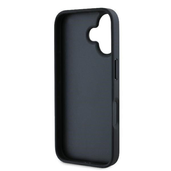 Kotelo Apple iPhone 16 Plus -puhelimelle, Karl Lagerfeld, Monogram Karl & Choupette's Heads, Musta
